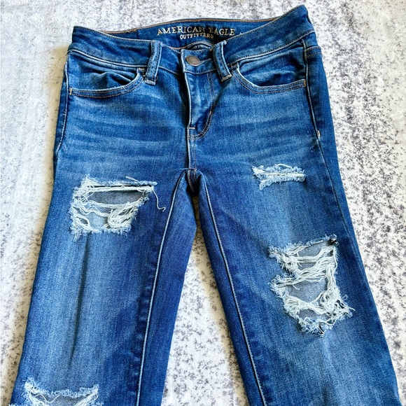American Eagle Outfitters Indigo Denim Jeggings - Picture 4 of 12